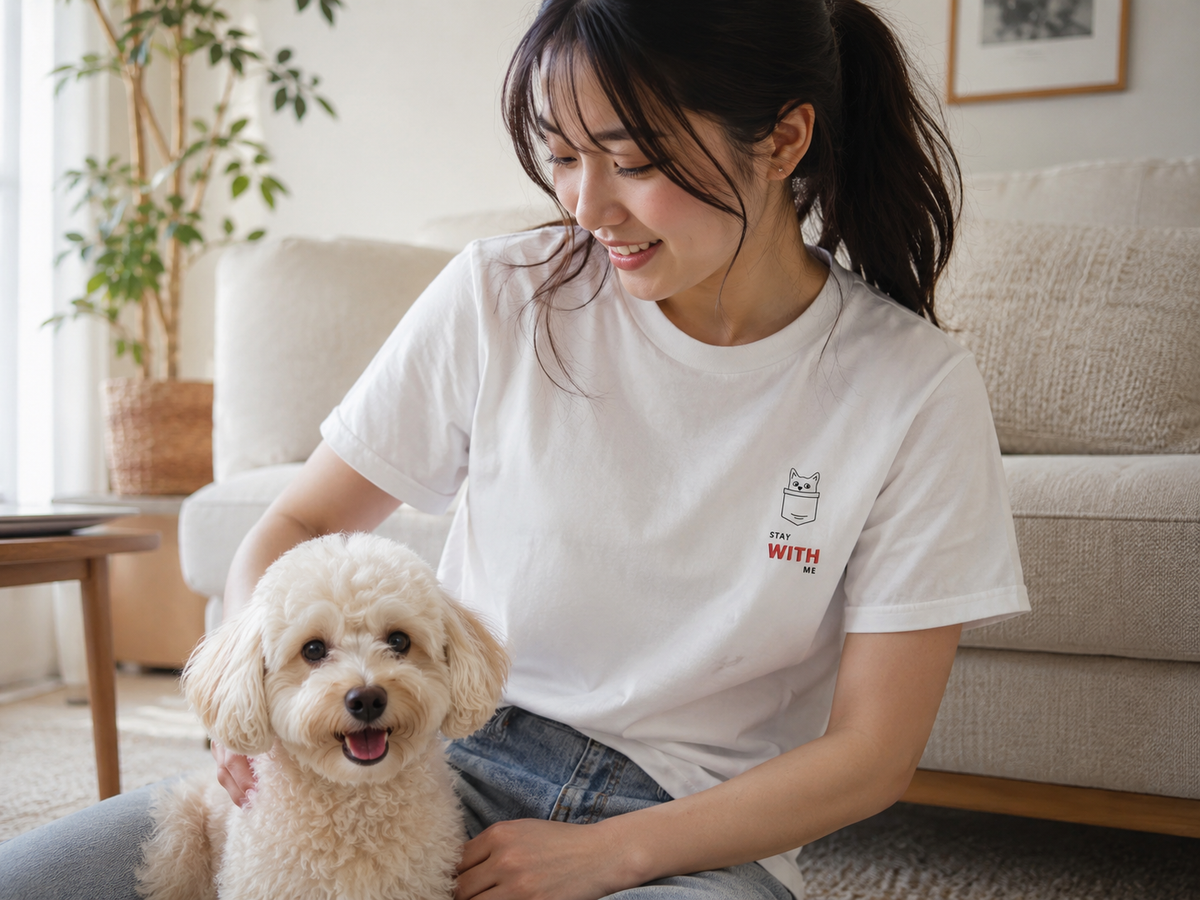 Stay with me. Tee – White