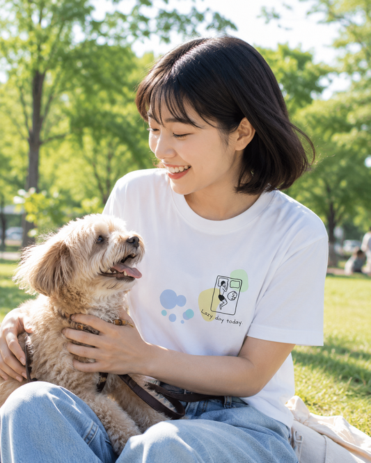 lazy day today. Tee – White
