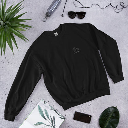 Life with dogs.  Logo Sweat – black