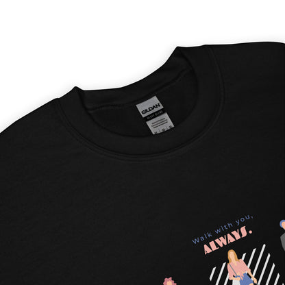 Walk with you, always. Sweat – Black