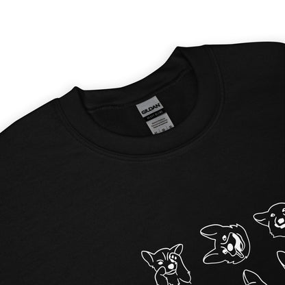 Corgi moods. Sweat – Black