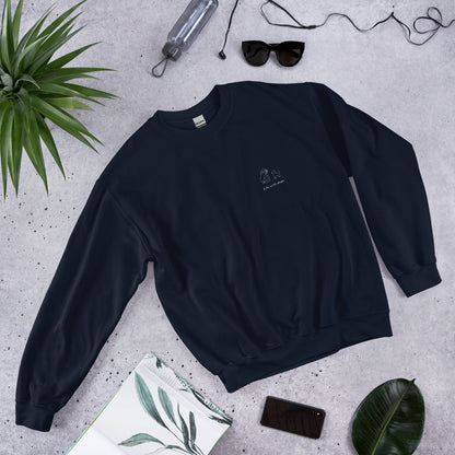 Life with dogs.  Logo Sweat – Navy