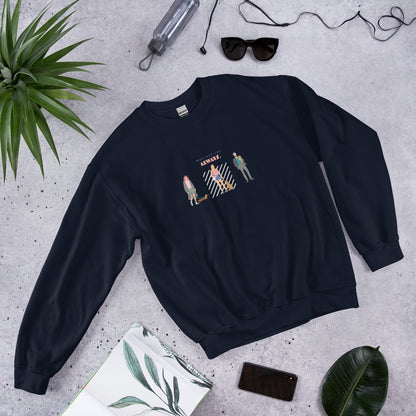 Walk with you, always. Sweat – Navy