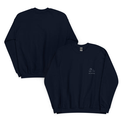 Life with dogs.  Logo Sweat – Navy