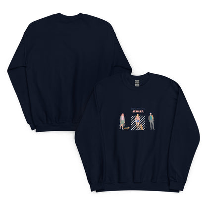 Walk with you, always. Sweat – Navy