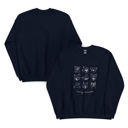 Corgi moods. Sweat – Navy