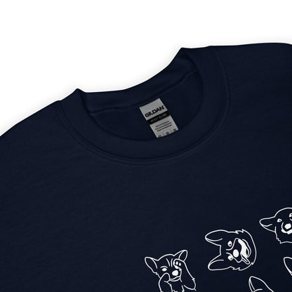 Corgi moods. Sweat – Navy