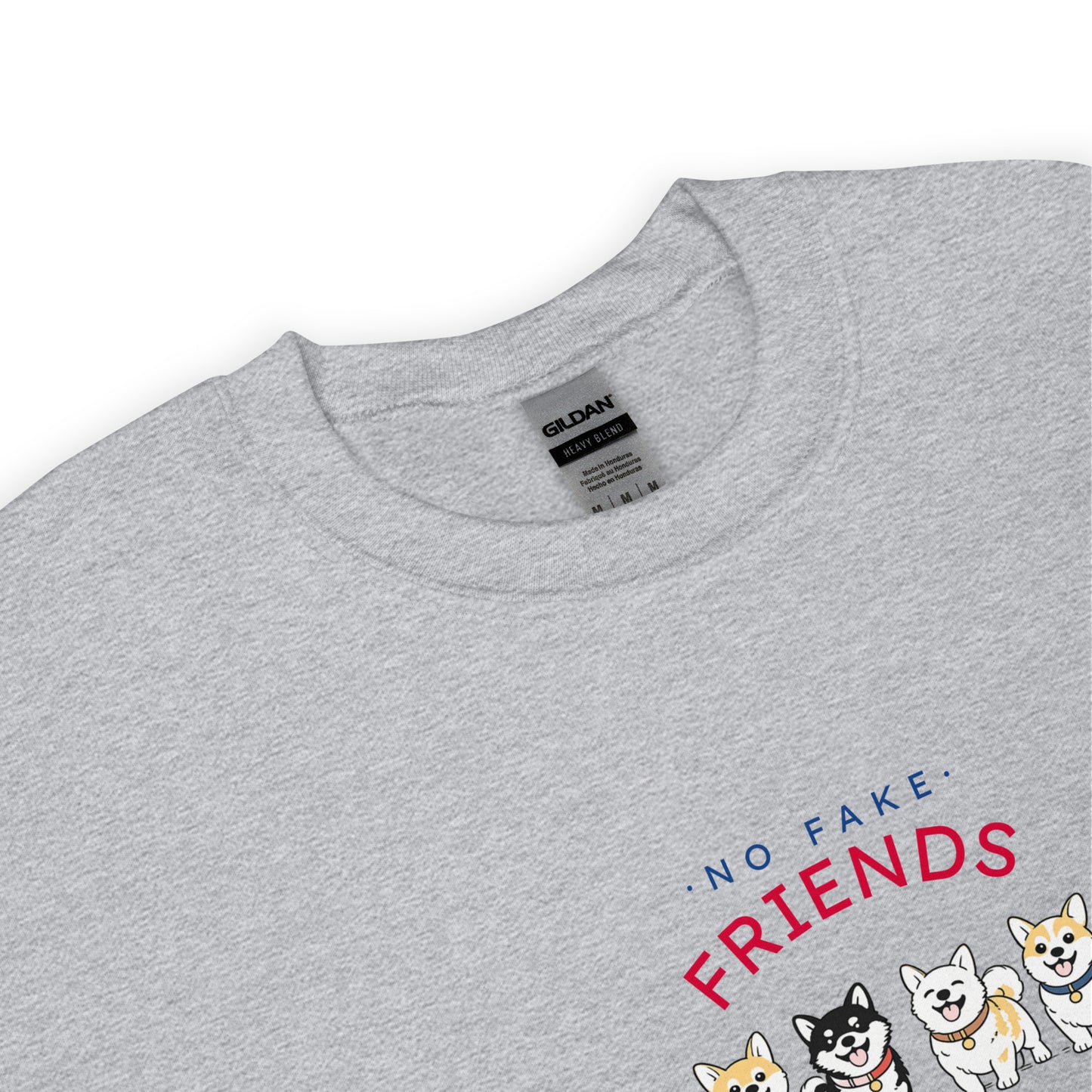 NO FAKE FRIENDS. Sweat – Gray