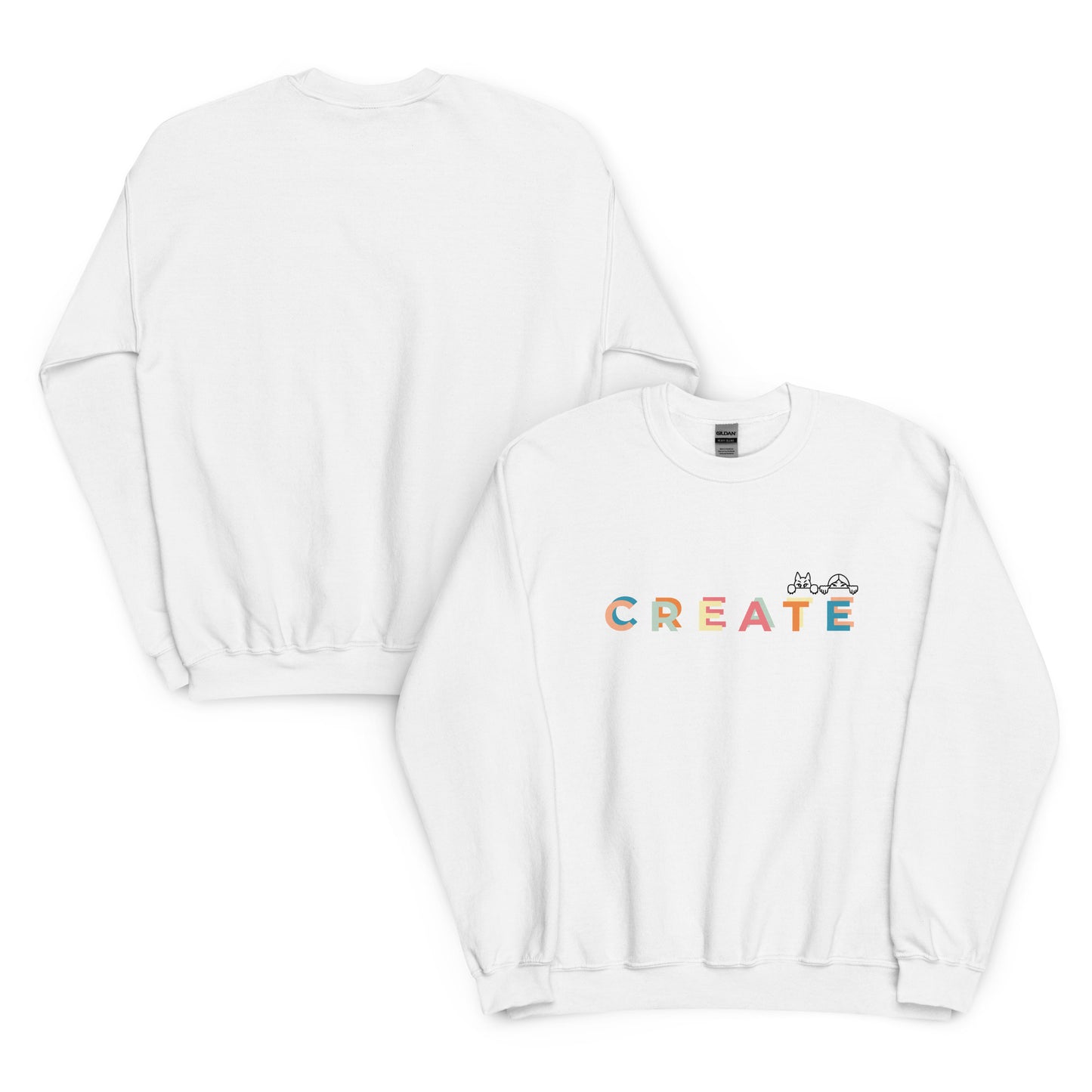 Create together. Sweat – White