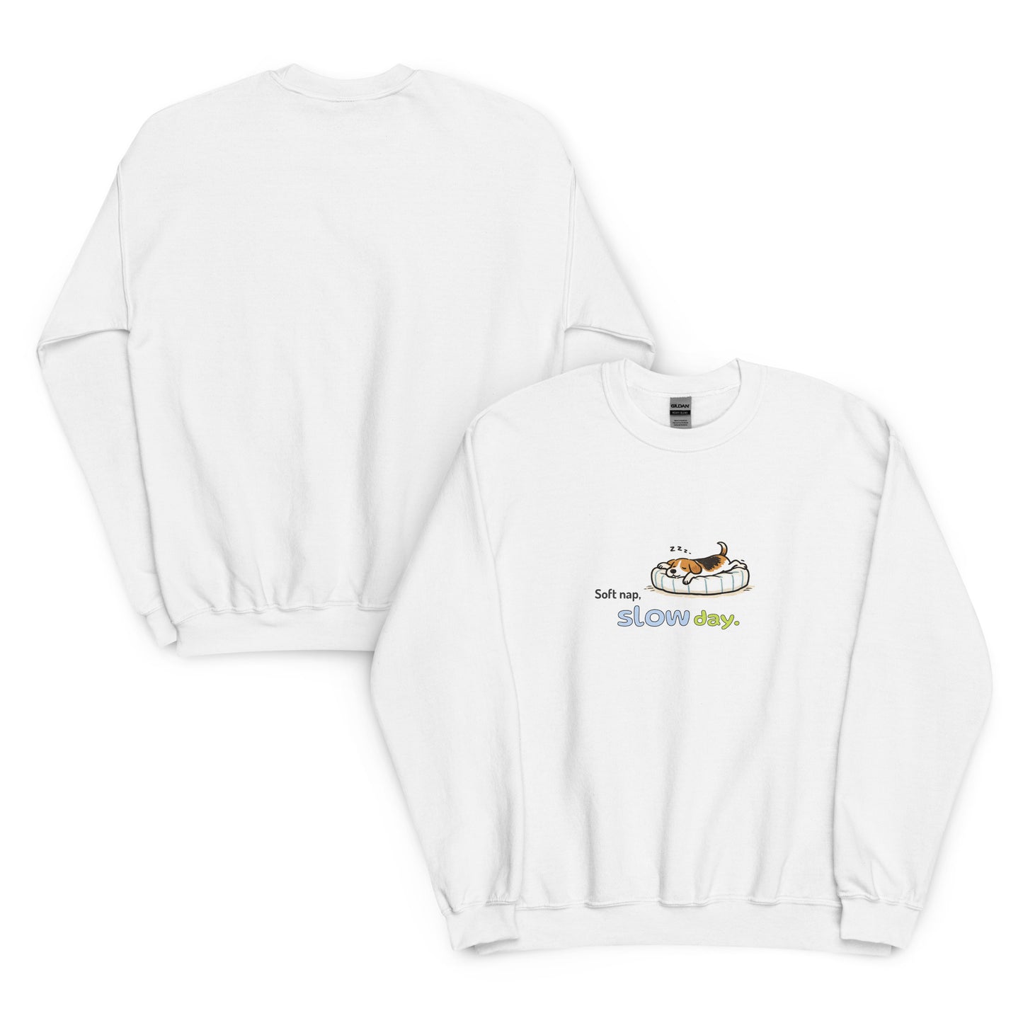 Soft nap, slow day. Sweat – White