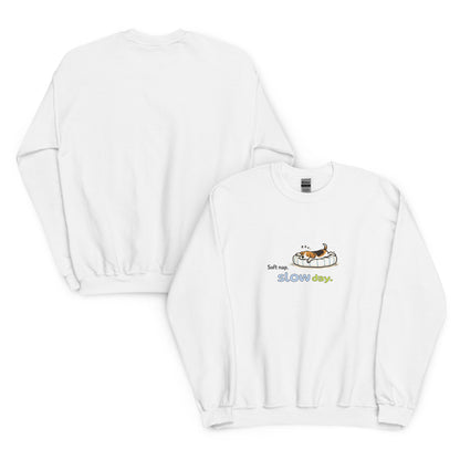 Soft nap, slow day. Sweat – White