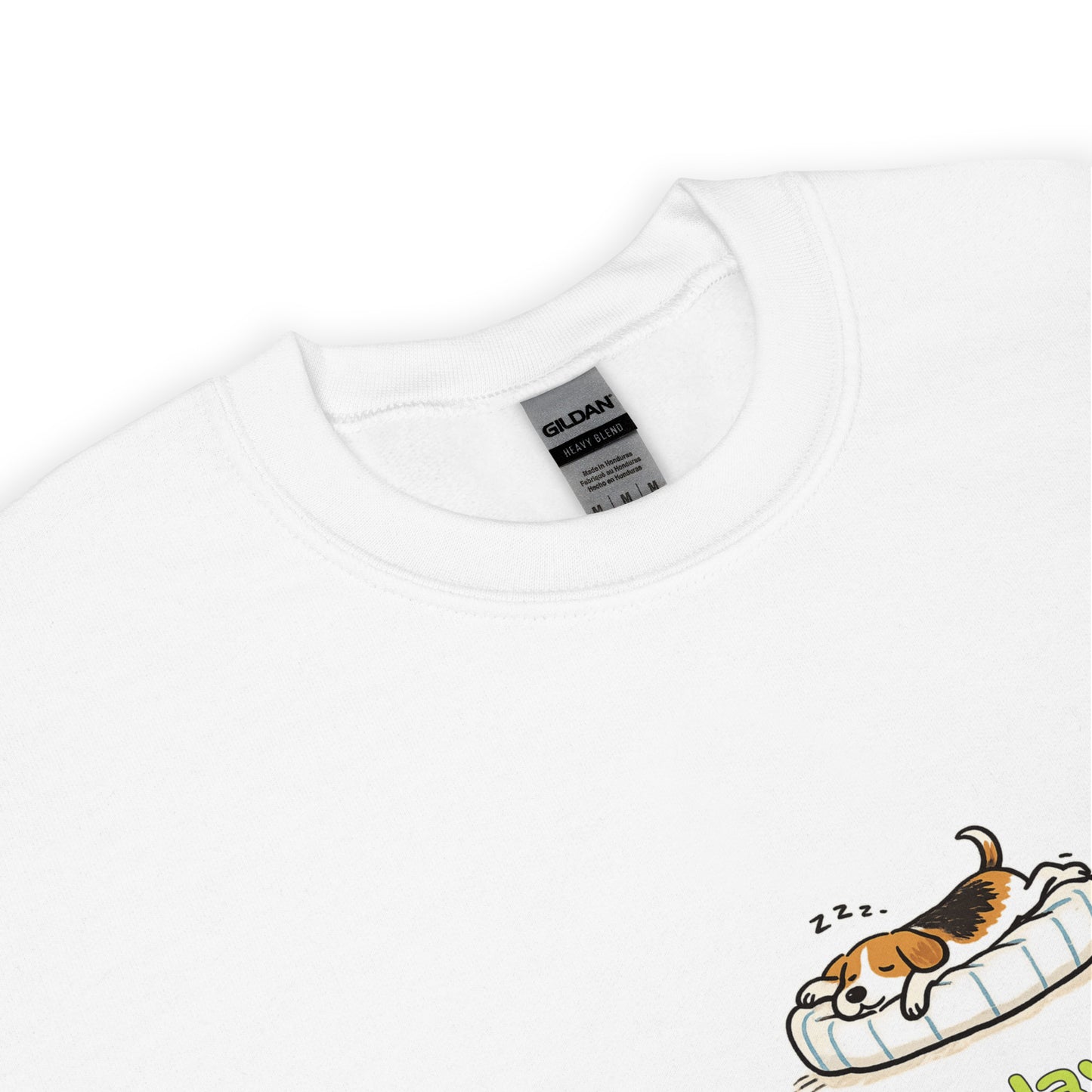 Soft nap, slow day. Sweat – White