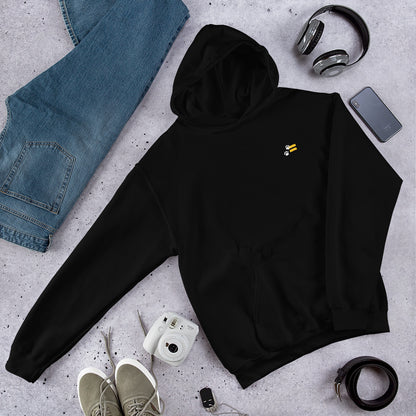 Equal steps. Hoodie – Black