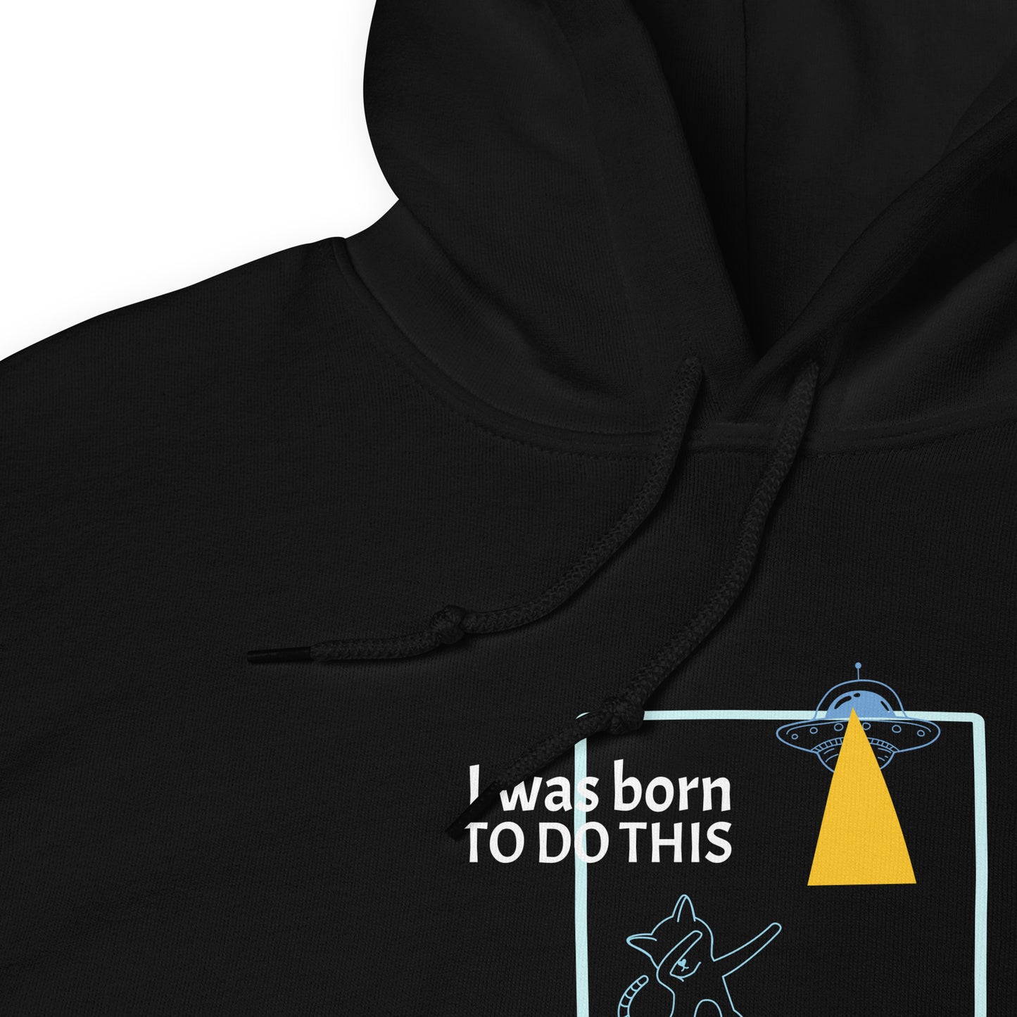 I was born. TO DO THIS. Hoodie – Black
