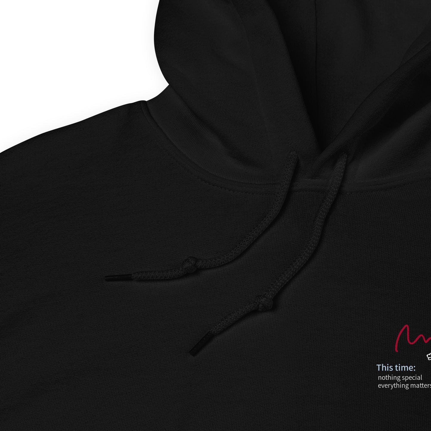 This time. Hoodie – Black