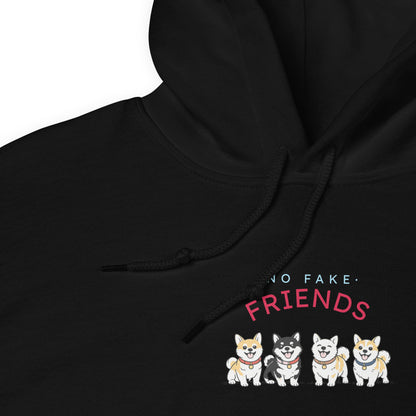 NO FAKE FRIENDS. Hoodie – Black
