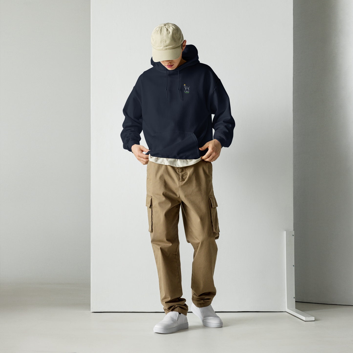 A SMALL LIGHT. Hoodie – Navy