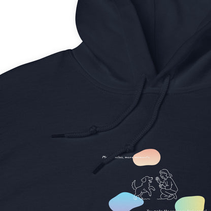 More smiles, more moments. Hoodie – Navy