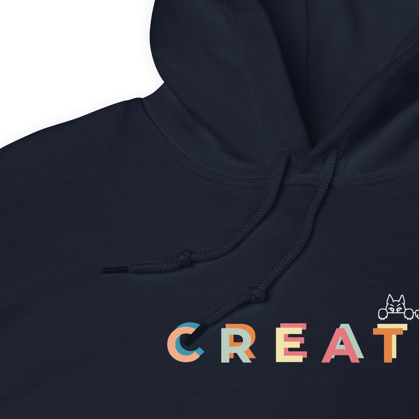 Create together. Hoodie – Navy