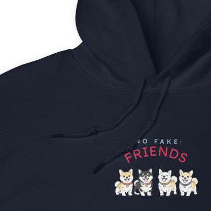 NO FAKE FRIENDS. Hoodie – Navy