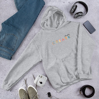 Create together. Hoodie – Gray