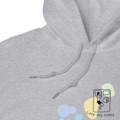 lazy day today. Hoodie – Gray