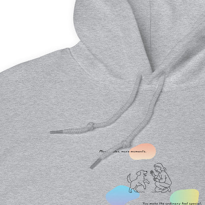 More smiles, more moments. Hoodie – Gray
