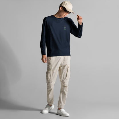 A SMALL LIGHT. Long Sleeve Tee – Navy