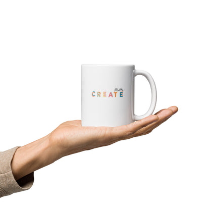 Create together.  Mug - White