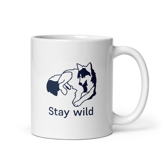 Stay wild.  Mug - White