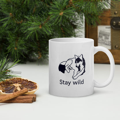 Stay wild.  Mug - White
