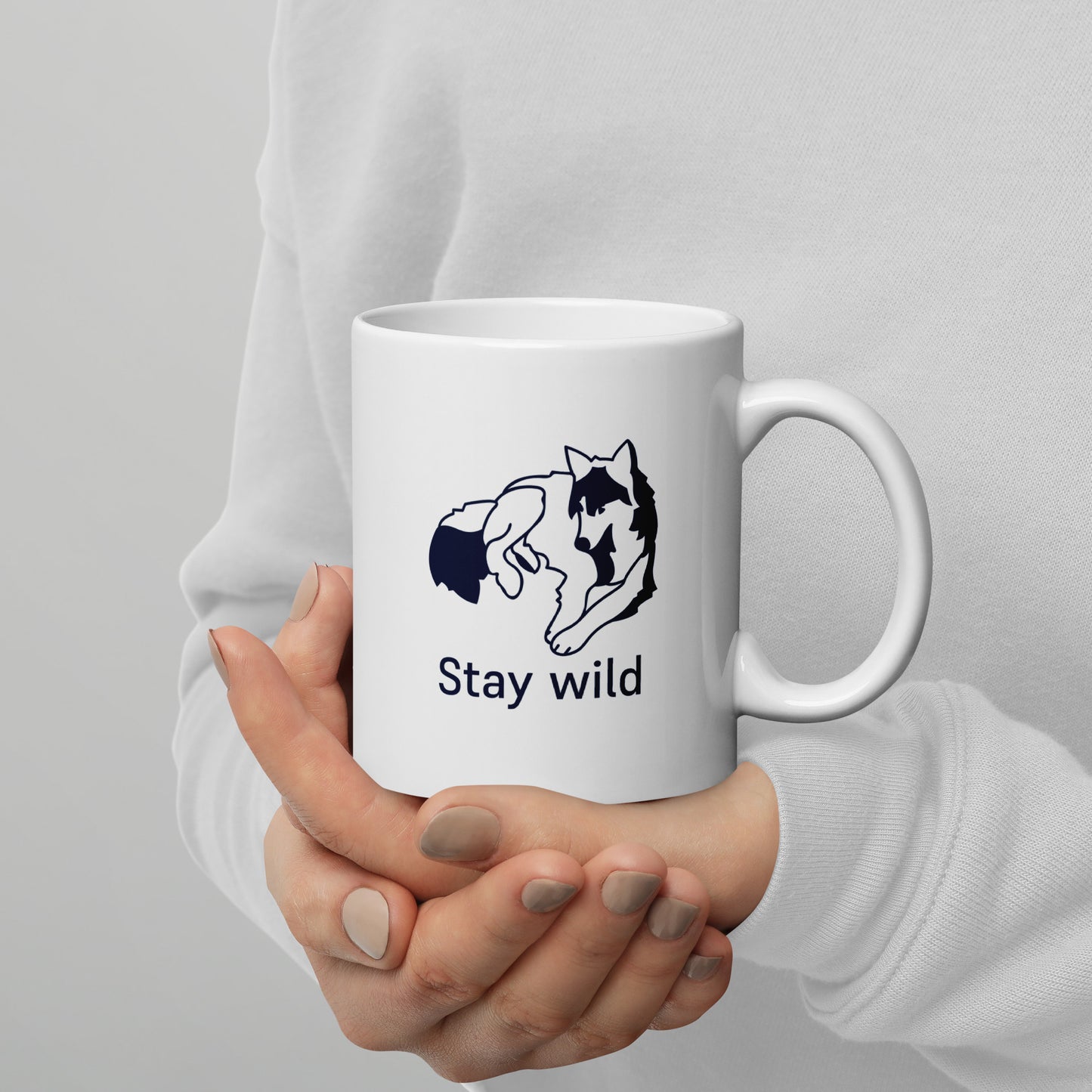 Stay wild.  Mug - White