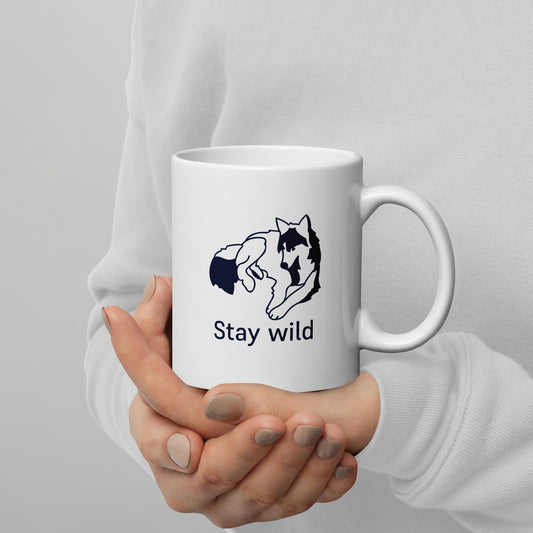 Stay wild.  Mug - White