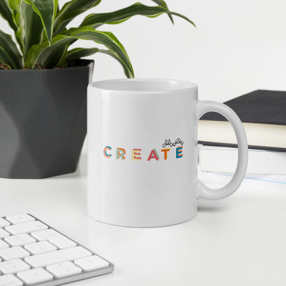 Create together.  Mug - White