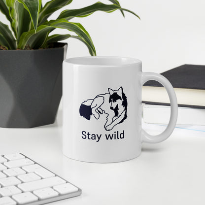 Stay wild.  Mug - White